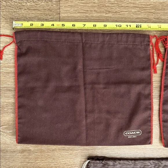 COACH Drawstring Dust Bags Lot of 3 - Picture 5 of 9